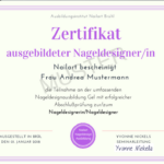 zertifizierte Ausbildung zum Nageldesigner