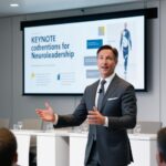 Führungskraft hält Keynote – Neuroleadership als Erfolgsfaktor in der Unternehmensführung